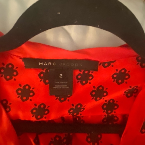 Marc jacobs silky red blouse - Picture 2 of 3